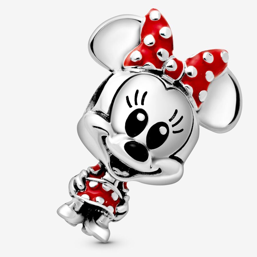 Charm Minnie Mouse con Vestido y Lazo de lunares de Disney